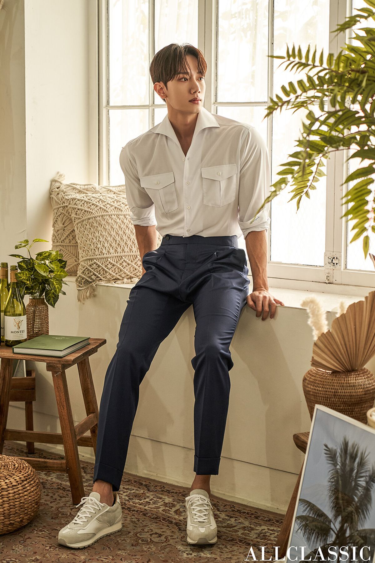 올클래식(ALLCLASSIC) Italian one-piece Shirts White / ALCSH002