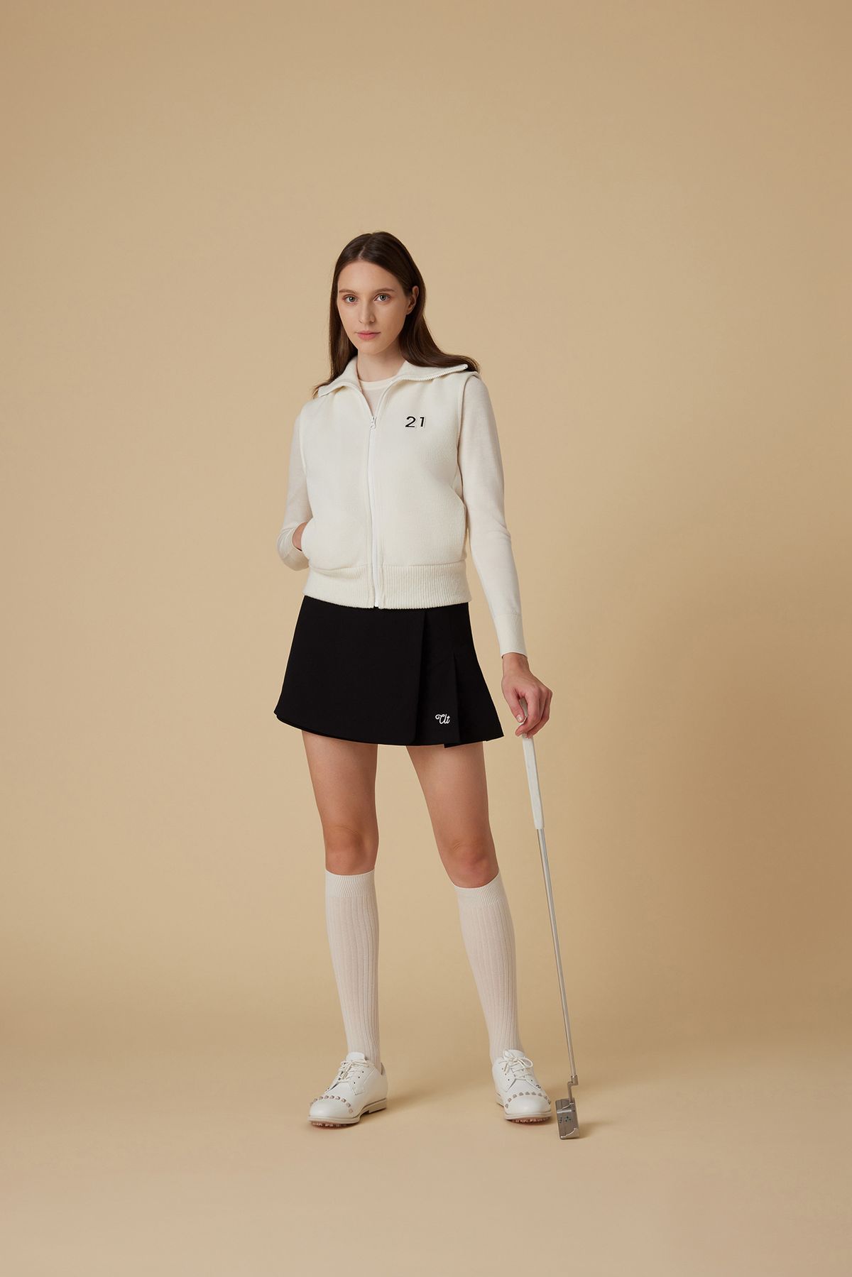 유팅골프(UTING GOLF) UT 랩스커트 BLACK