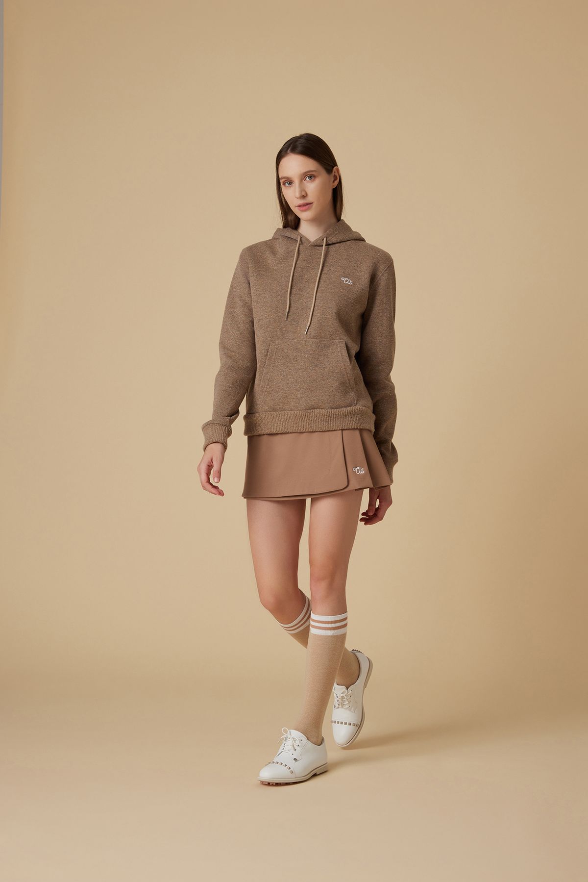 유팅골프(UTING GOLF) UT 랩스커트 BROWN