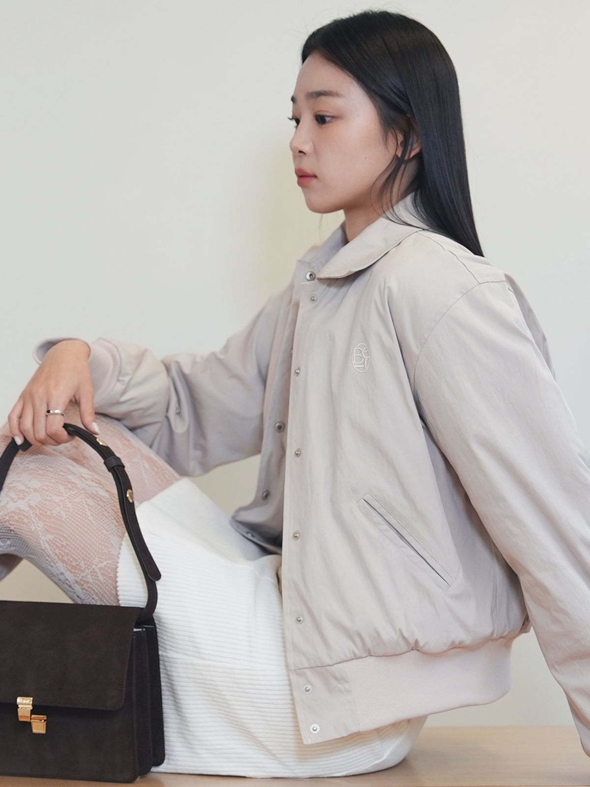 베이루트(BEIRUT) 모나 신슐레이트 패디드 자켓 베이지