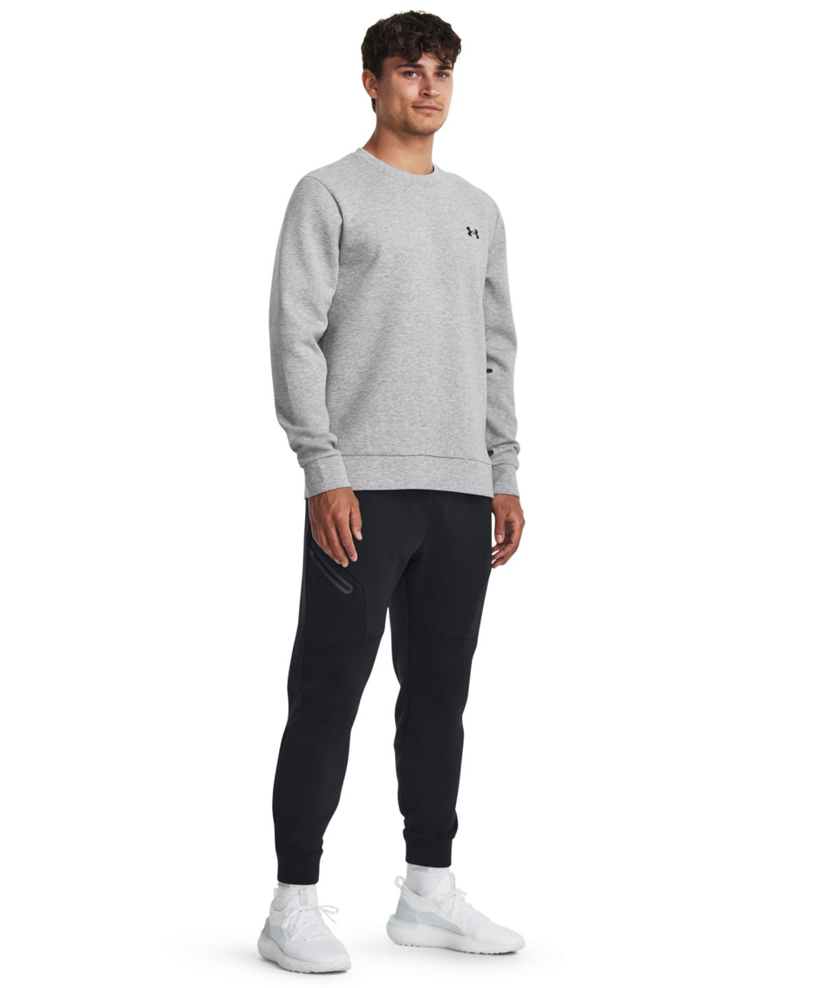 언더아머(UNDERARMOUR) 언스타퍼블 플리스 조거 1379808-001