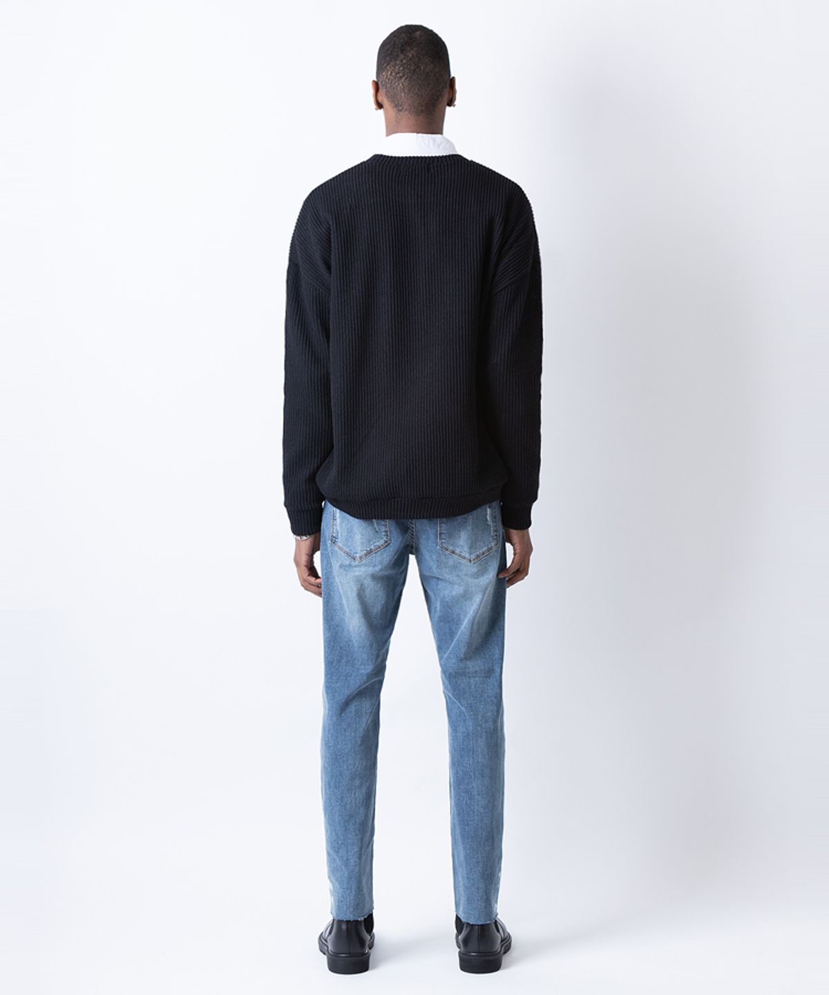 스트라이크(STRIKE) Medium Sprinkle Wash Eyelet Jeans (SLIM)