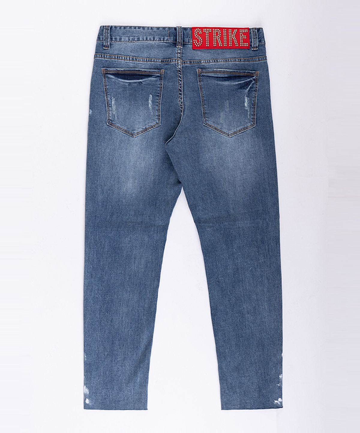 스트라이크(STRIKE) Medium Sprinkle Wash Eyelet Jeans (SLIM)