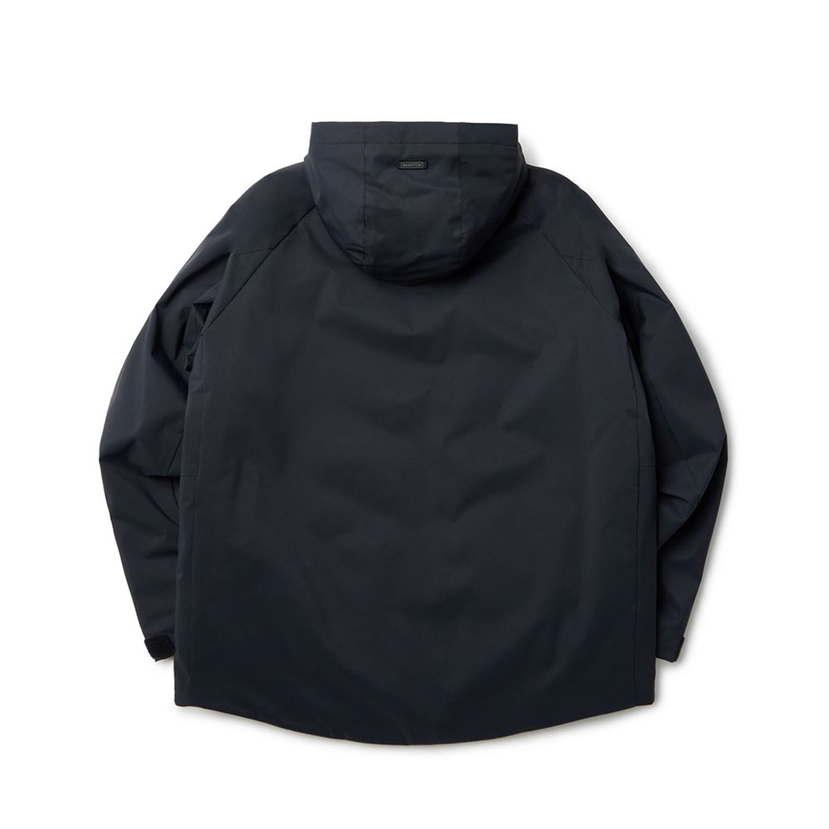 브롬톤 런던(BROMPTON LONDON) MID WEIGHT HOODED JUMPER (ECOLOFT) - BLACK (P234MPD114)