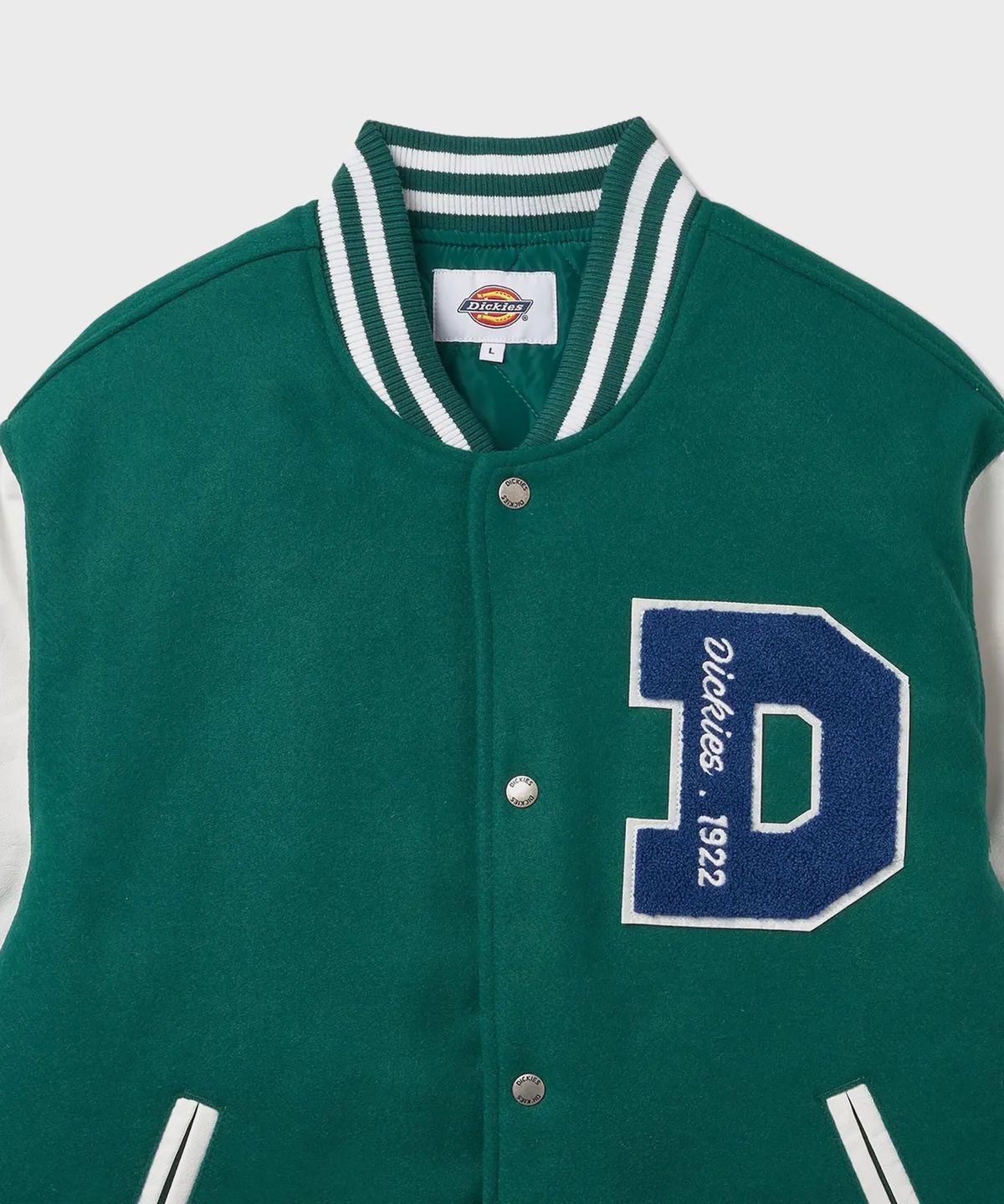디키즈(DICKIES) 패디드 릴렉스드 베이스볼 재킷 Aventurine