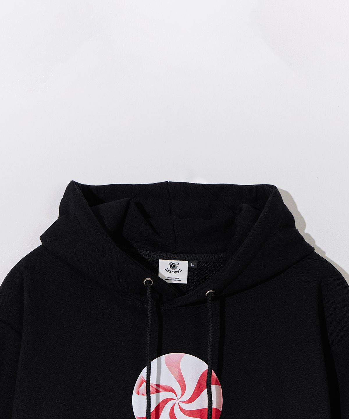 디스펑트(DYSFUNCT) Lollipop Candy Hoodie (BLACK)