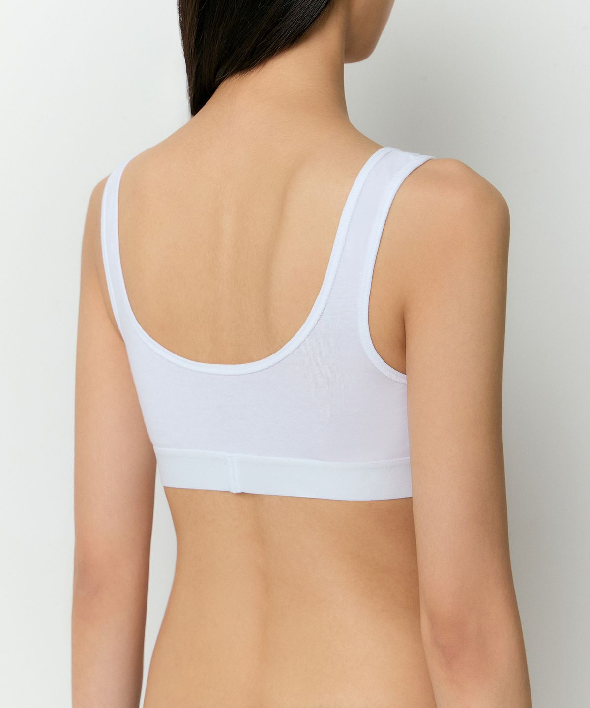 무신사 스탠다드 우먼(MUSINSA STANDARD WOMAN) 우먼즈 코튼 브라 탑 [화이트]