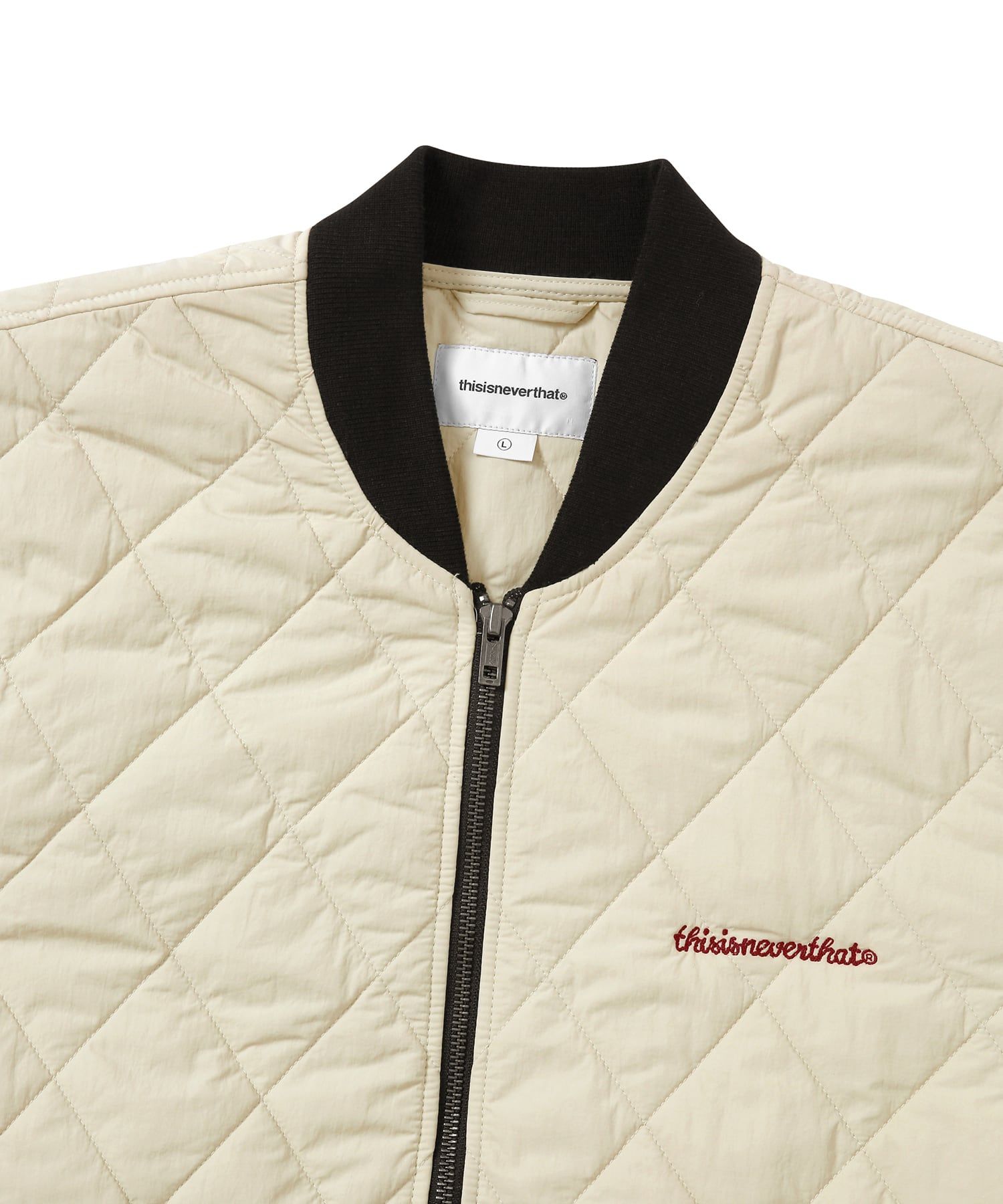 MUSINSA公式 | thisisneverthat Edelweiss Quilted Jacket Stone