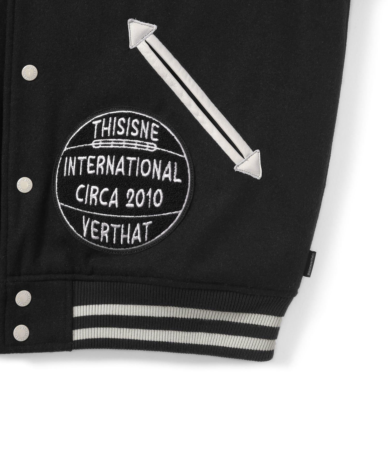MUSINSA公式 | thisisneverthat Originals Varsity Jacket Navy