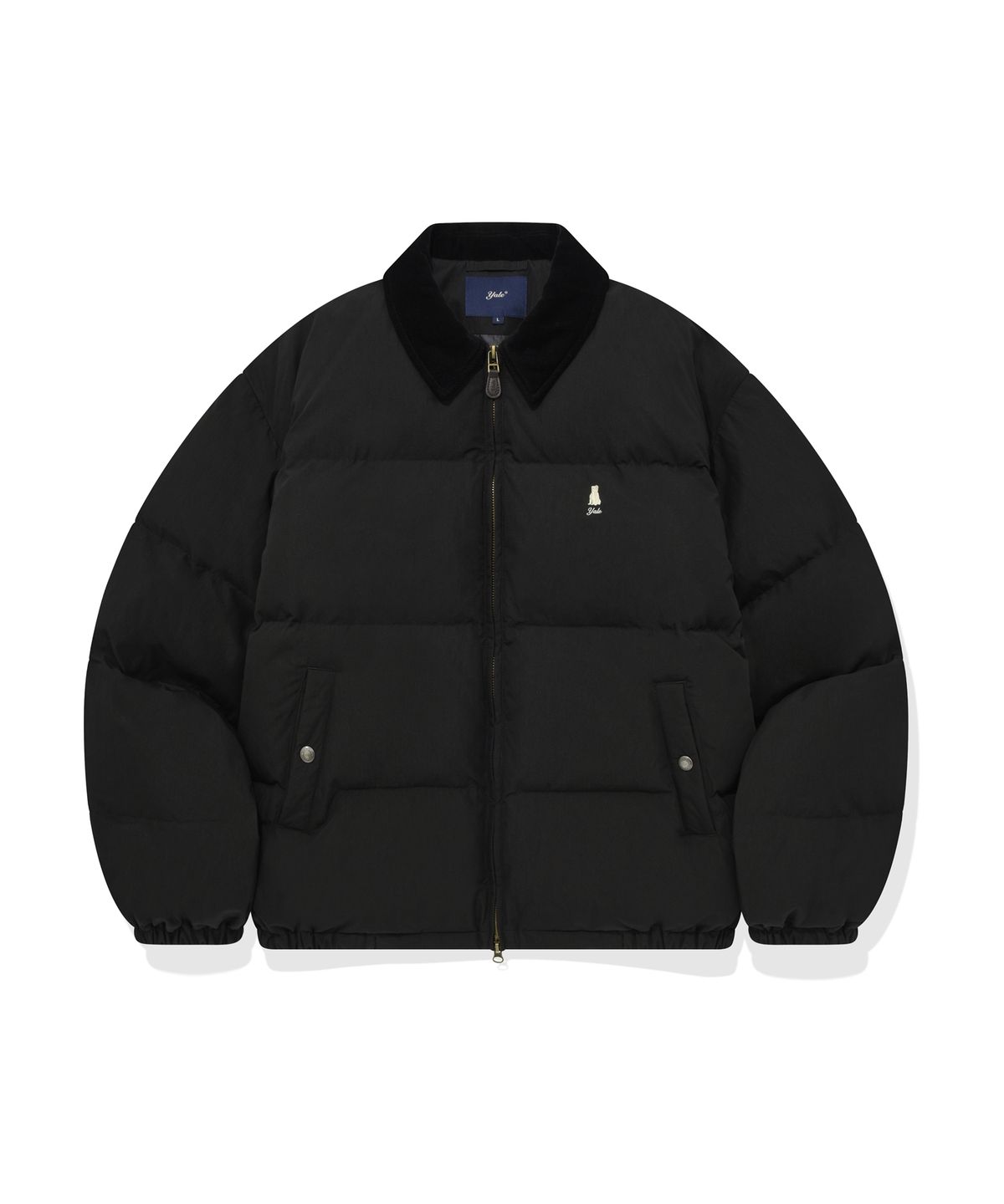 예일(YALE) PRIMALOFT WARM UP+ SHORT PUFFER PADDING BLACK