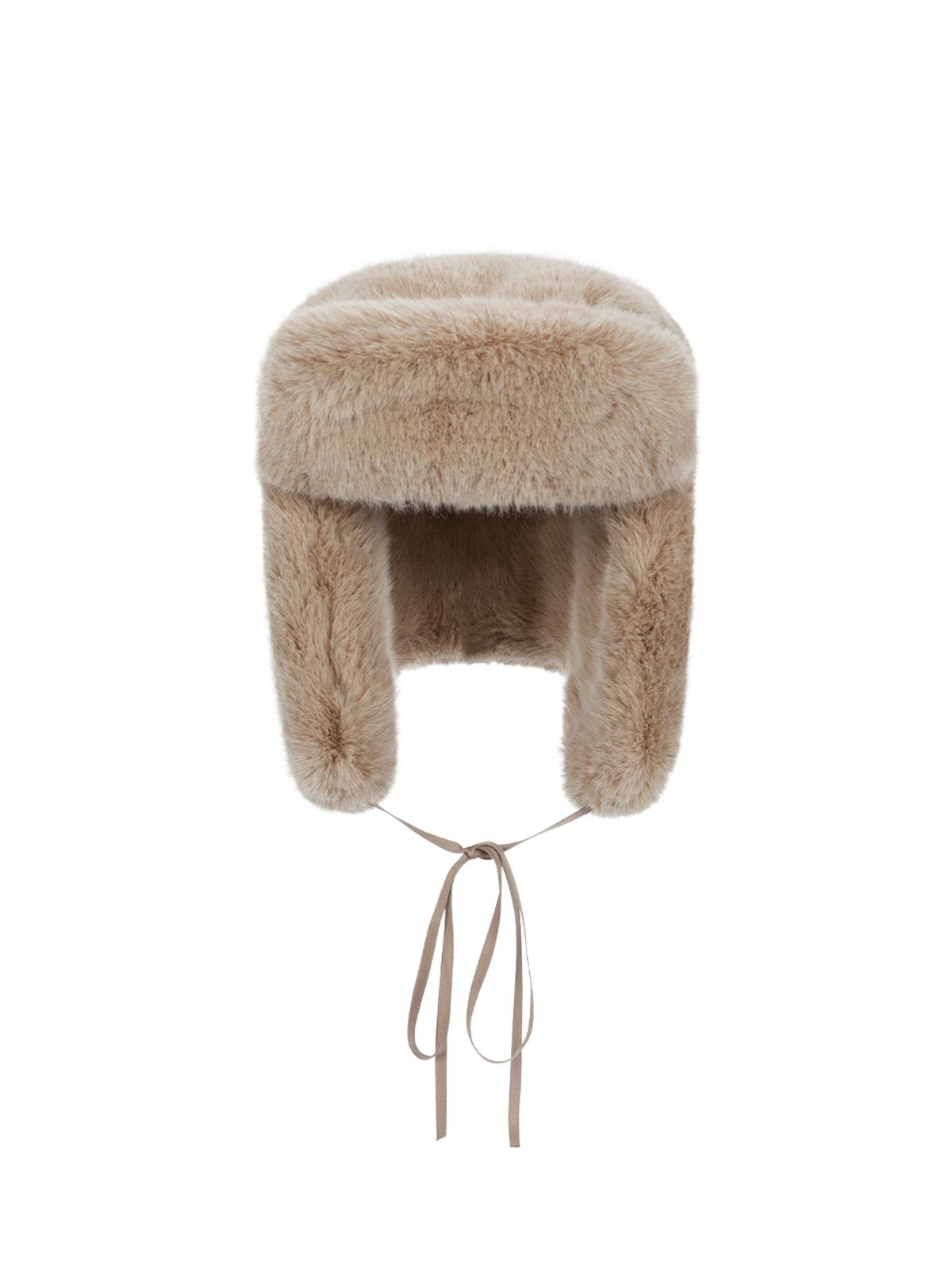 에즈이프 캘리(ASIF CALIE) VEGAN FUR TRAPPER HAT BEIGE