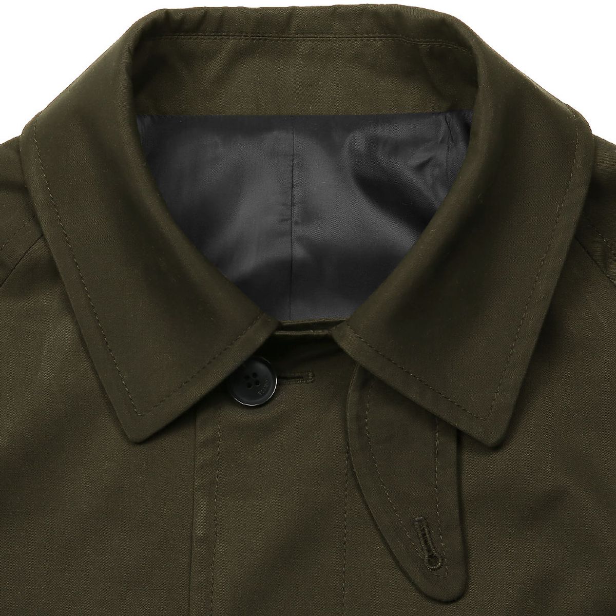 솔티(SORTIE) Bonheur Cotton Balmacaan Coat (Khaki)