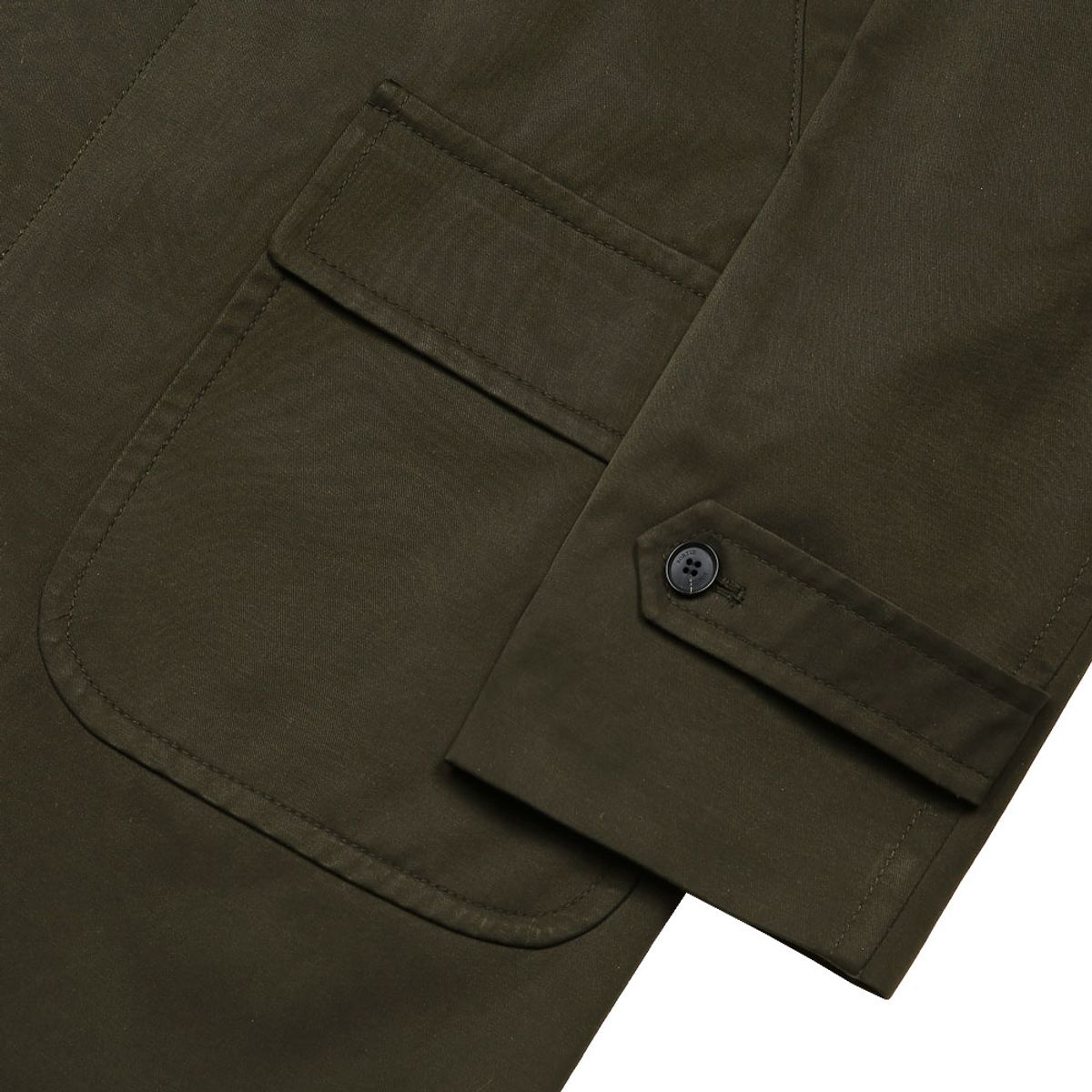 솔티(SORTIE) Bonheur Cotton Balmacaan Coat (Khaki)