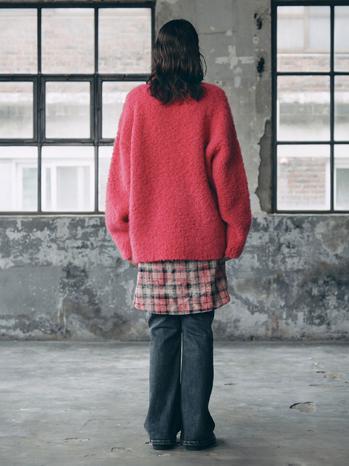 에즈이프 캘리(ASIF CALIE) DIRTYWASHING DENIM BOOTSCUT PANTS BLUE