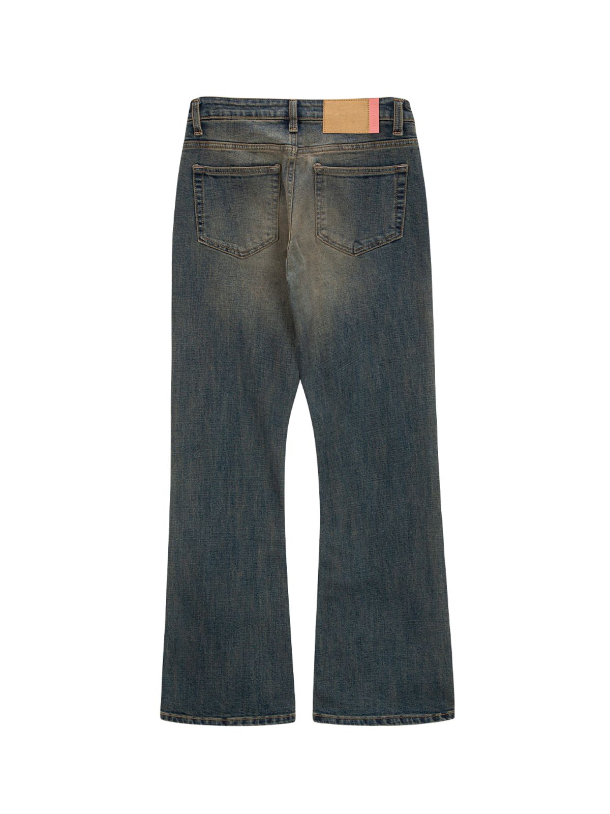 에즈이프 캘리(ASIF CALIE) DIRTYWASHING DENIM BOOTSCUT PANTS BLUE