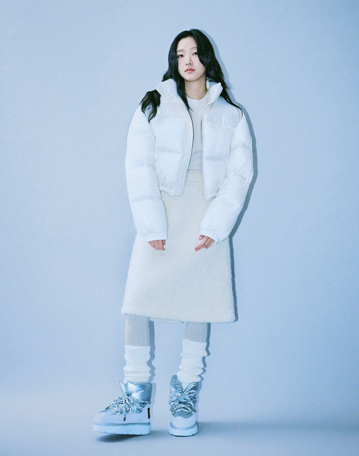 Mardi Mercredi ダウン ベスト リバーシブル　ライト MUSINSA | MARDI MERCREDI CROPPED DOWN JACKET COLOR BLOCK_WHITE