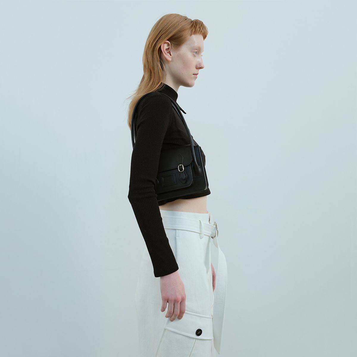 문스워드(MOONSWARD) WHITE WIDE POCKET TROUSER