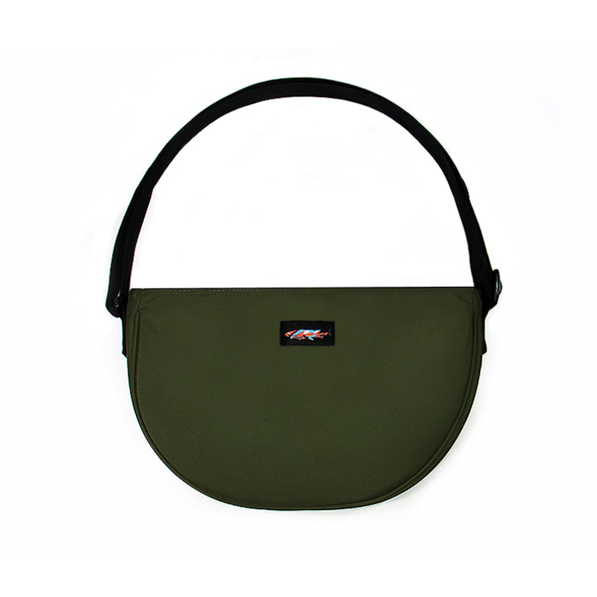 레베니아(LEBENEA) 반달 메신저 크로스백 카키