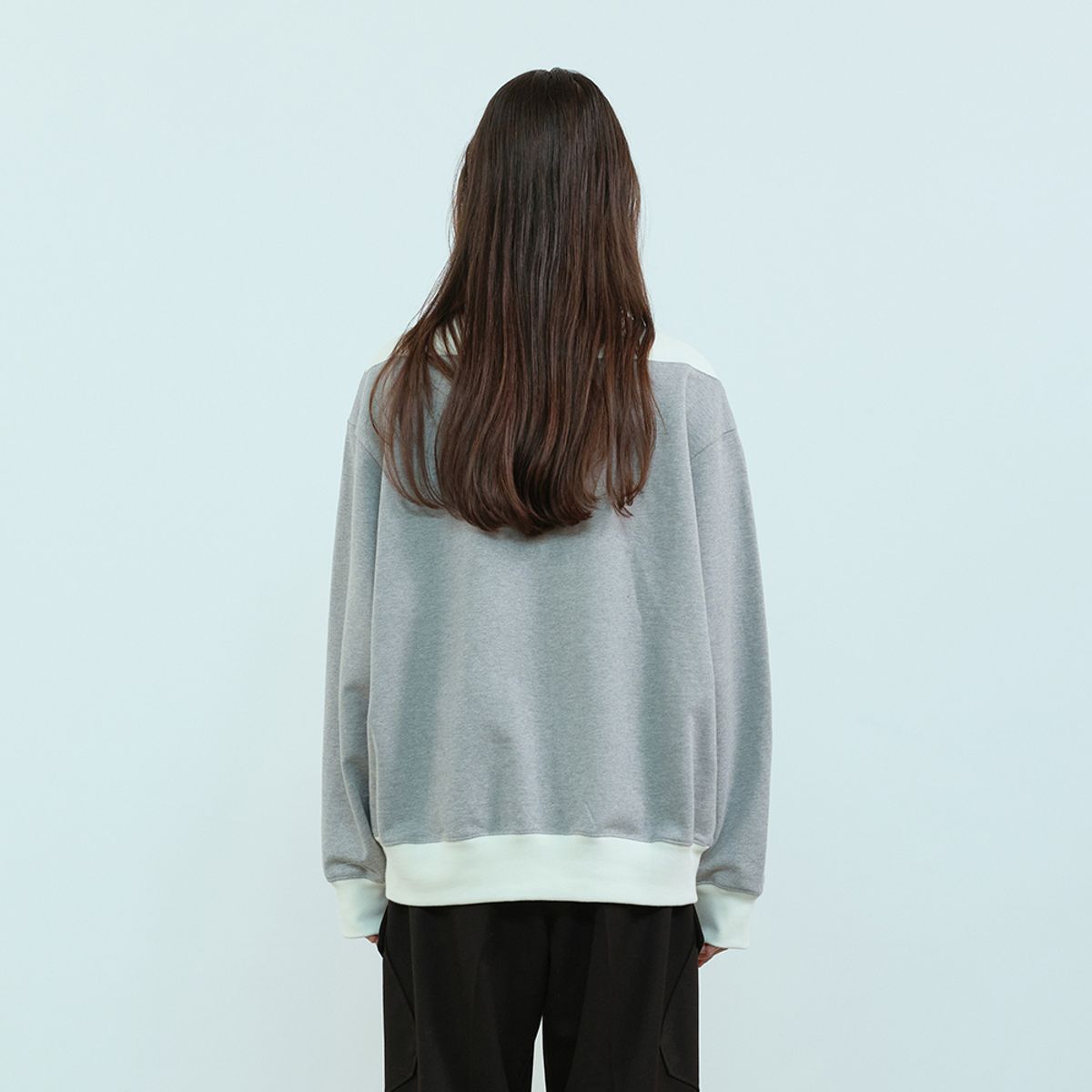 문스워드(MOONSWARD) GREY HERITAGE SWEATSHIRT