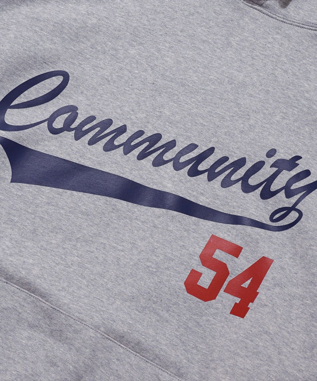 더마일(THEMILE) COMMUNITY 54 SWEAT HOODIE[GREY]