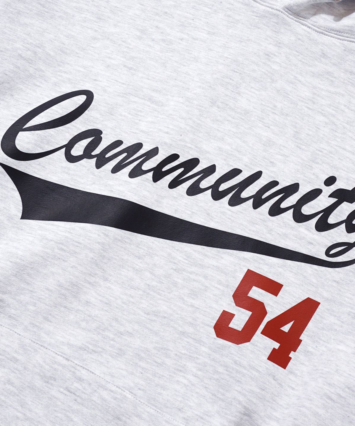 더마일(THEMILE) COMMUNITY 54 SWEAT HOODIE[OATMEAL]