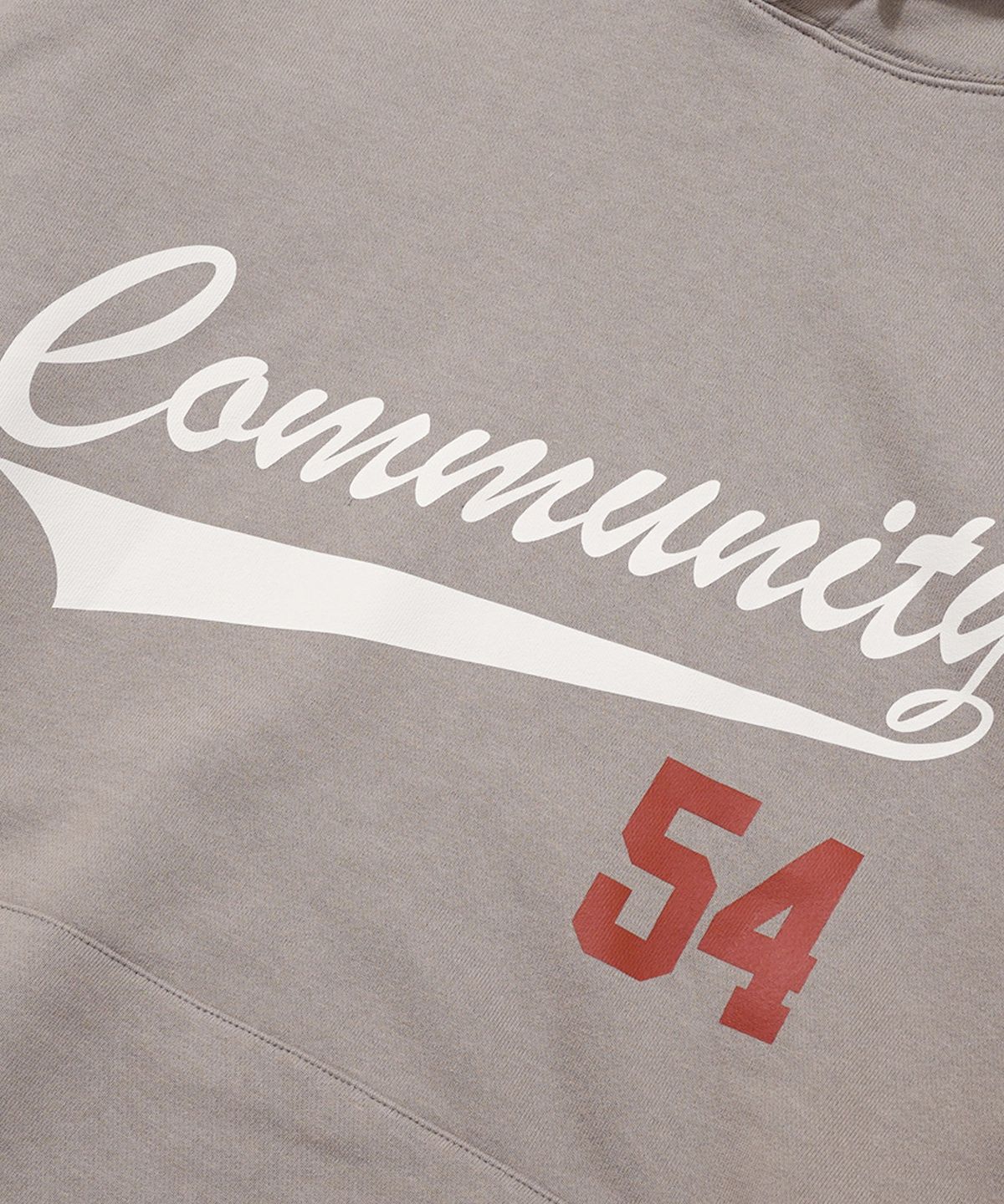 더마일(THEMILE) COMMUNITY 54 SWEAT HOODIE[BROWN]