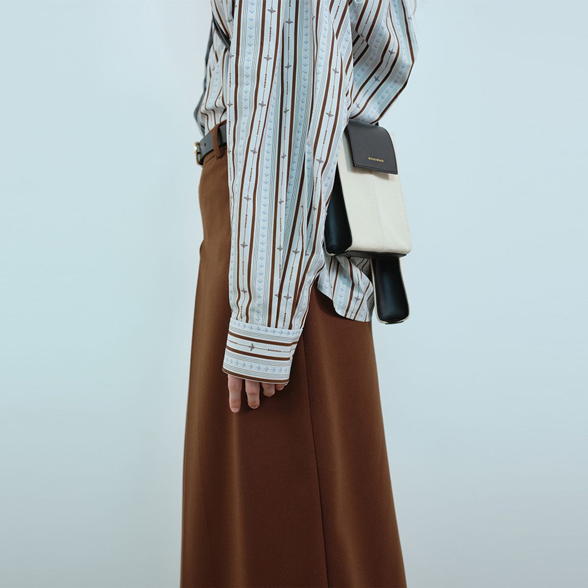 문스워드(MOONSWARD) SKY VINTAGE STRIPE SHIRT