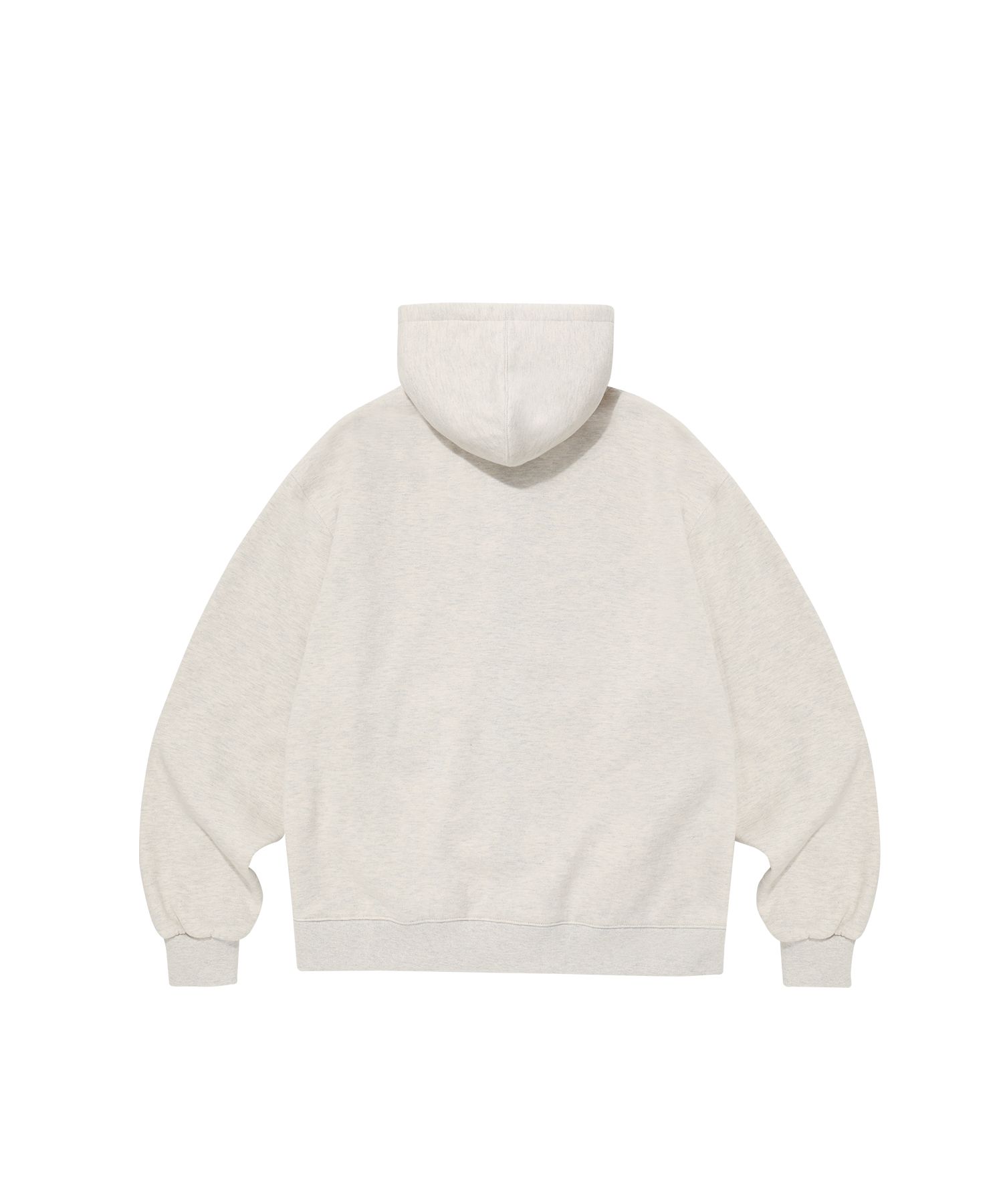 MUSINSA | WOOALONG (Napping)Signature hood zip-up - OAT MEAL