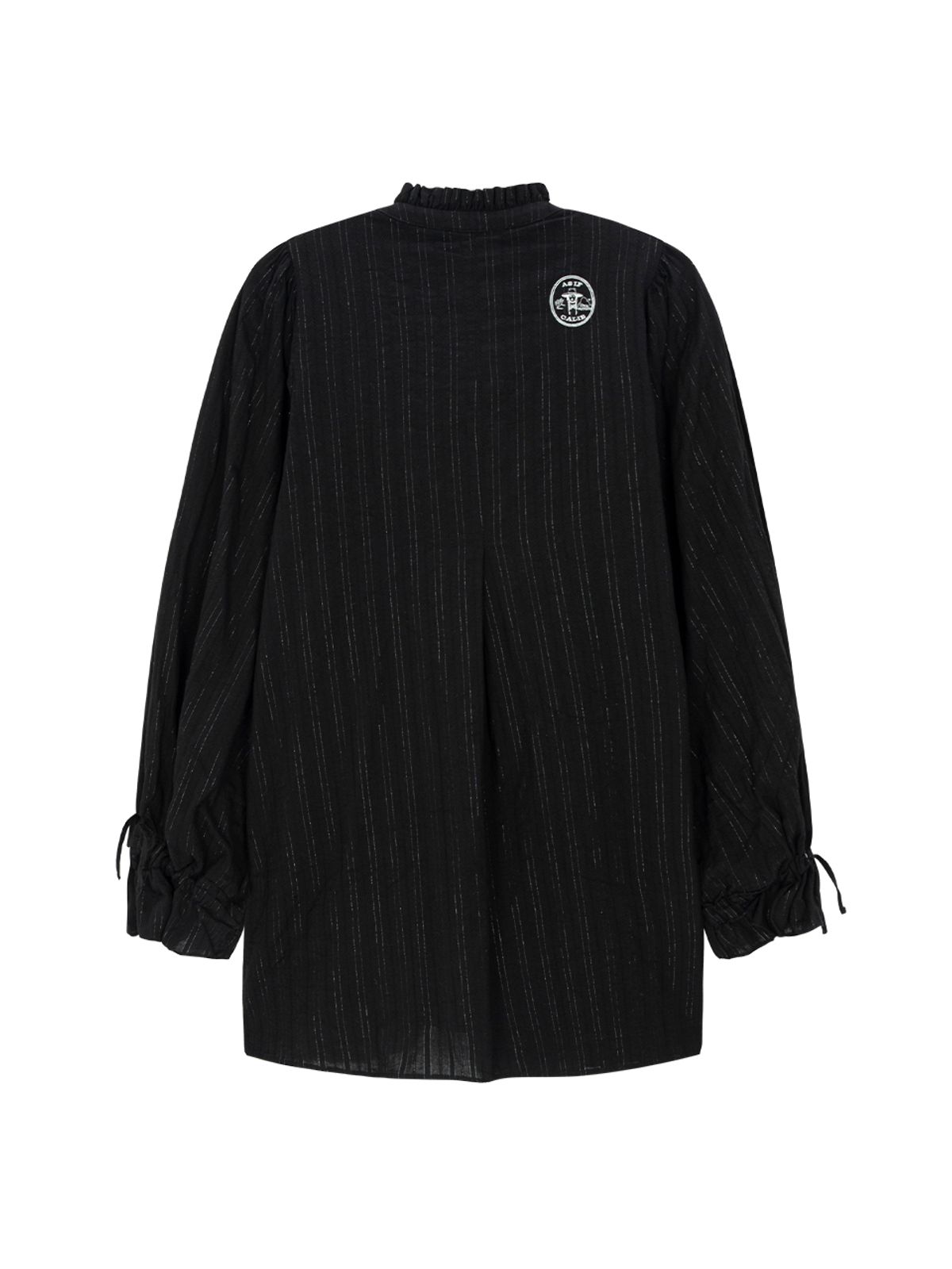 에즈이프 캘리(ASIF CALIE) FLARE BISHOP SLEEVE BLOUSE BLACK
