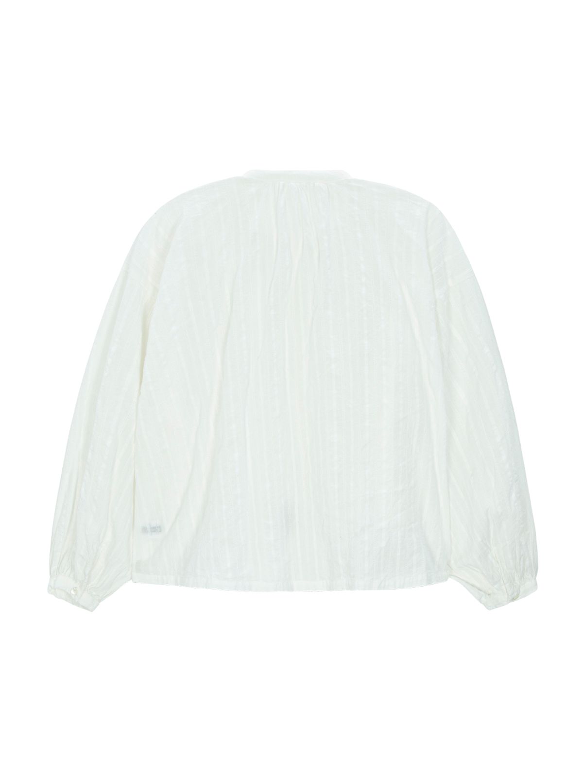 에즈이프 캘리(ASIF CALIE) FLARE BISHOP SLEEVE BLOUSE WHITE