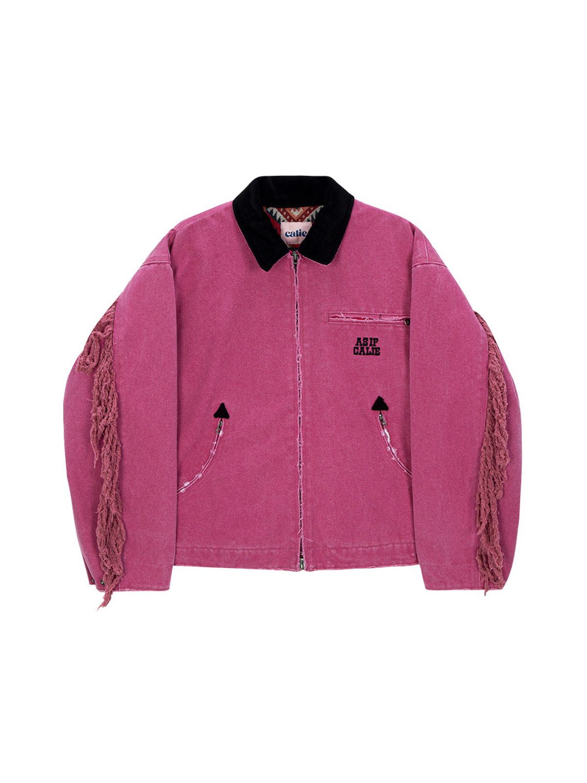 에즈이프 캘리(ASIF CALIE) FRINGE WORK JACKET PINK
