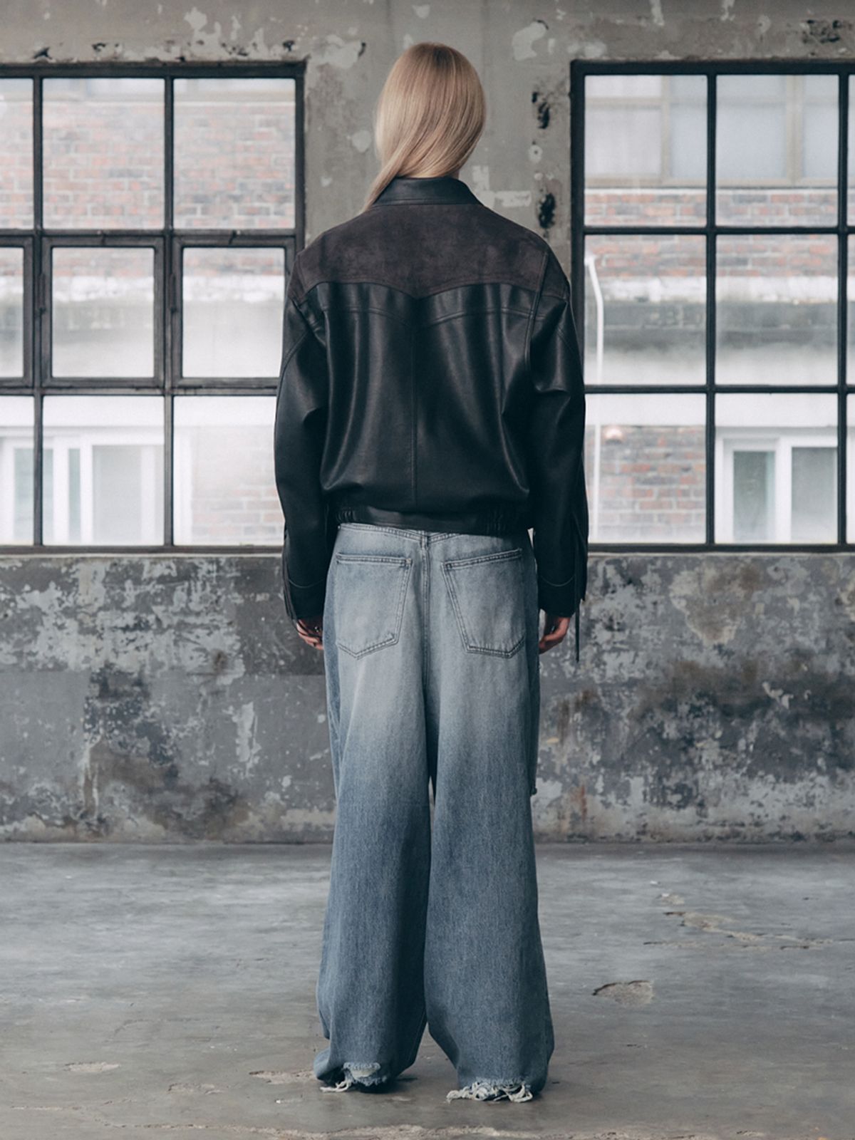 에즈이프 캘리(ASIF CALIE) TASSEL LEATHER JACKET BLACK