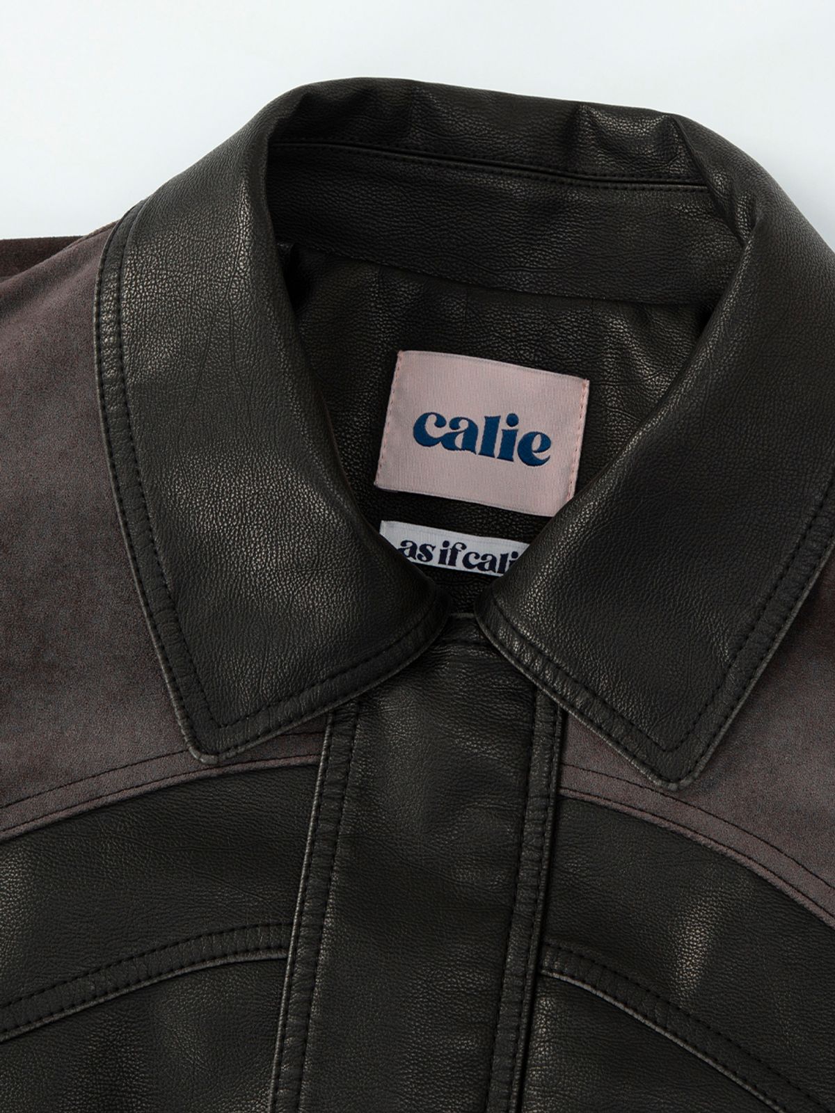에즈이프 캘리(ASIF CALIE) TASSEL LEATHER JACKET BLACK