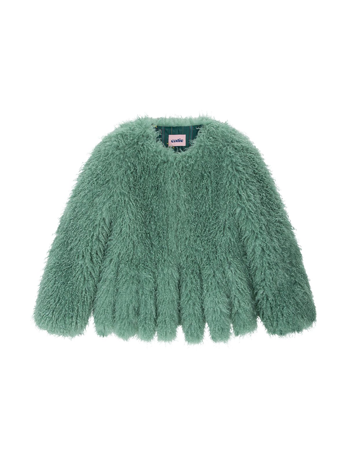 에즈이프 캘리(ASIF CALIE) TAIL POINT FUR JACKET MINT