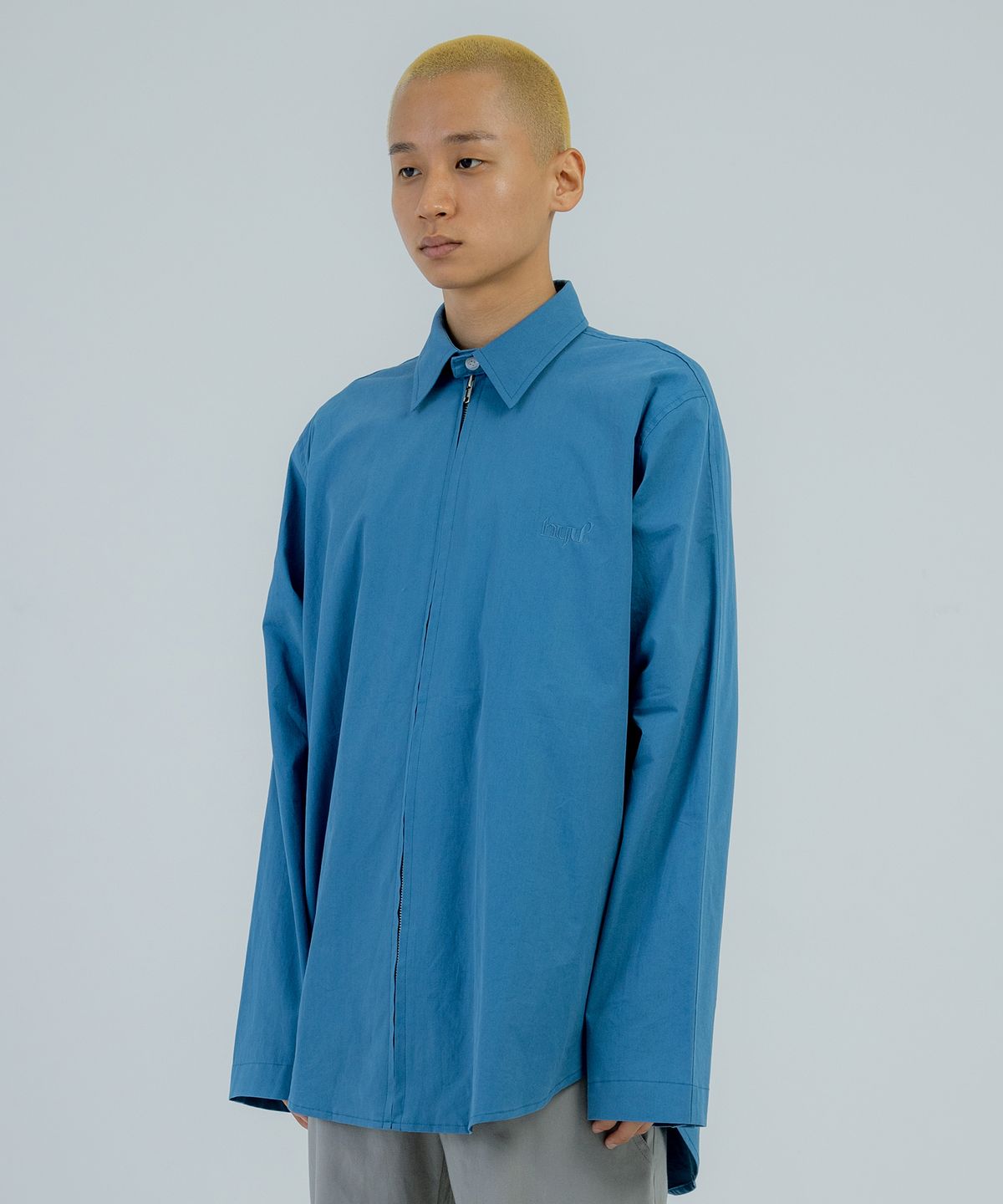 혀프 바이 혀프(HYUP BY HYUF) Debugging Shirt_ Blue