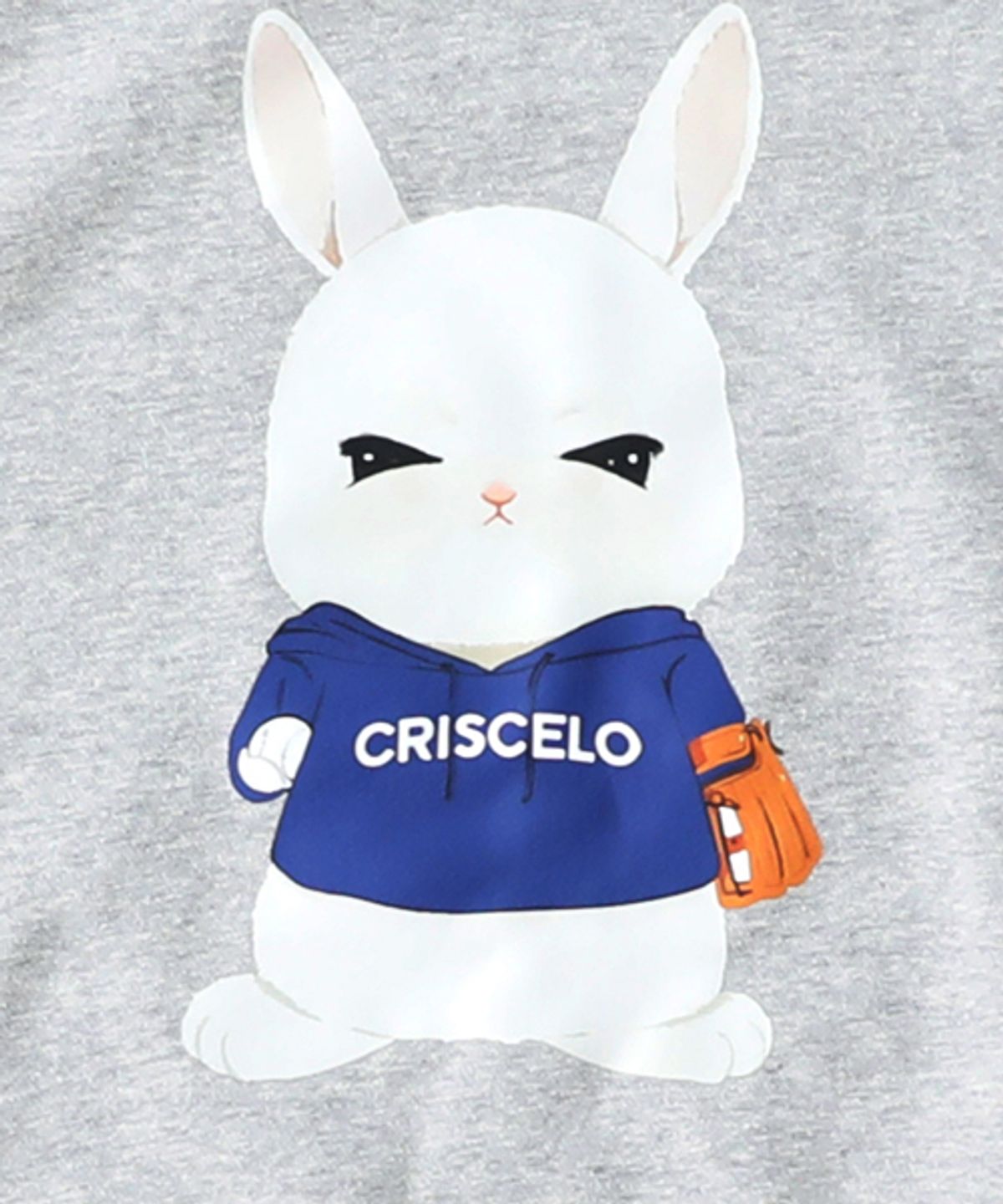 크리스첼로(CRISCELO) 레밍 오버핏  맨투맨 _그레이