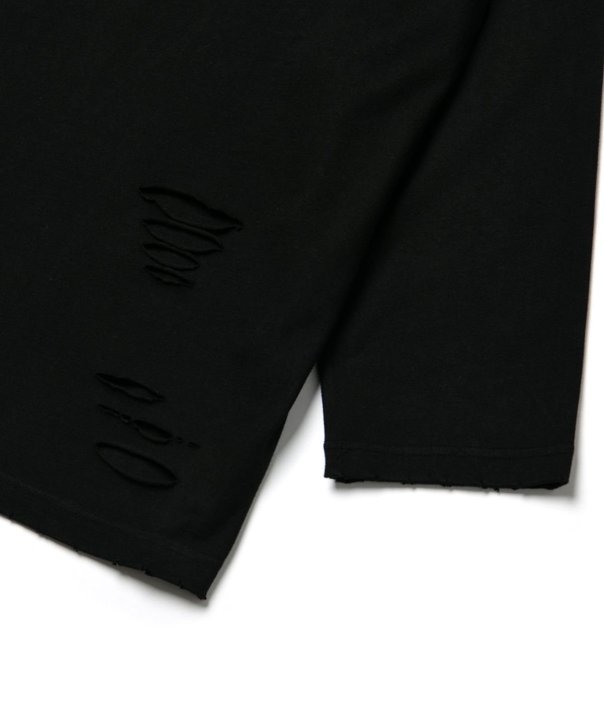 바쥬비쥬(BAJOO BIJOO) Damage Long Sleeves [Black]