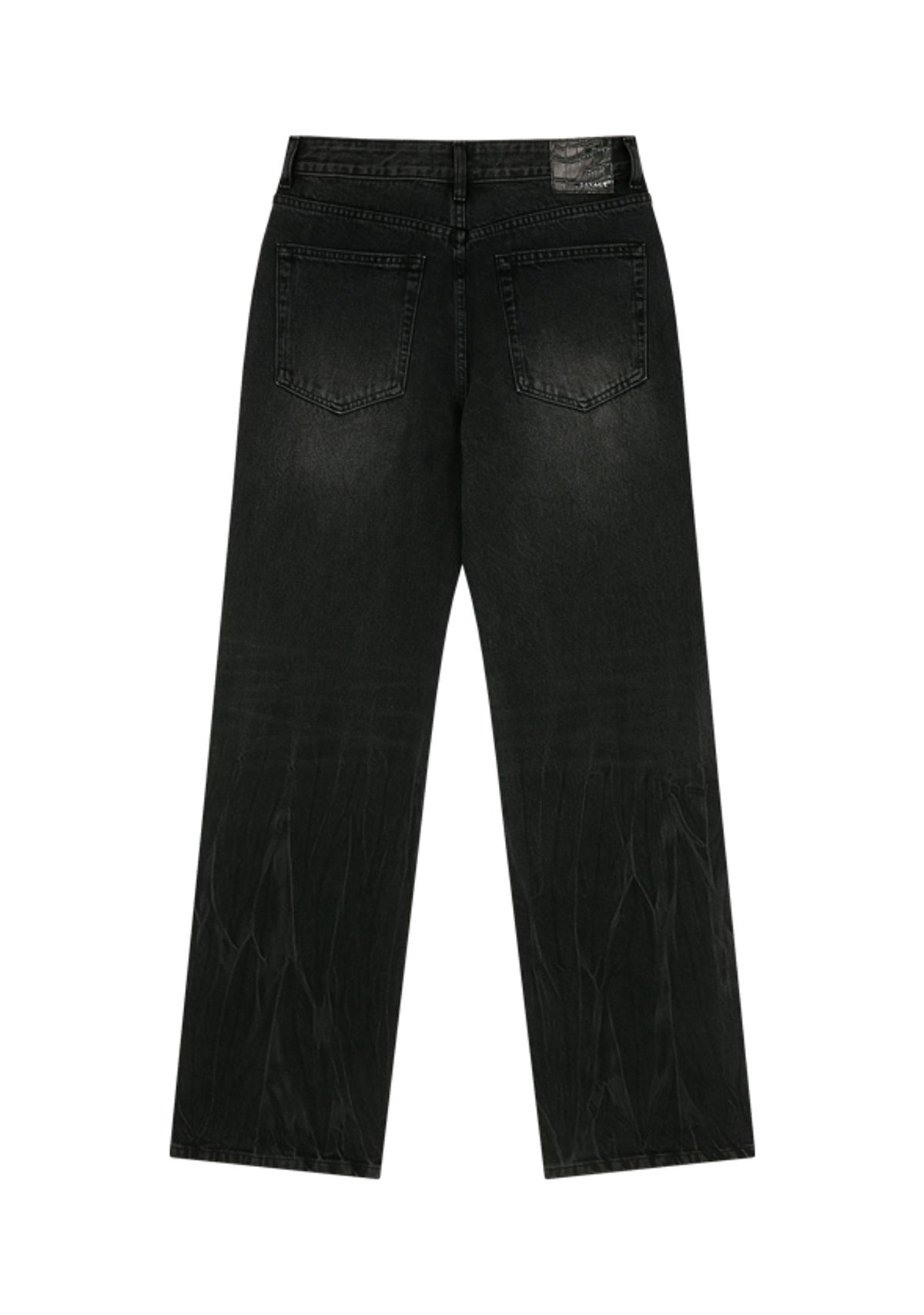 세비지(SAVAGE) Bootcut Fit Denim Jean - Washed Black