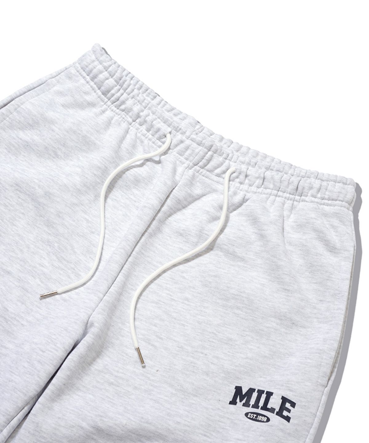 더마일(THEMILE) MILE EST MIX SWEAT PANTS [OATMEAL]
