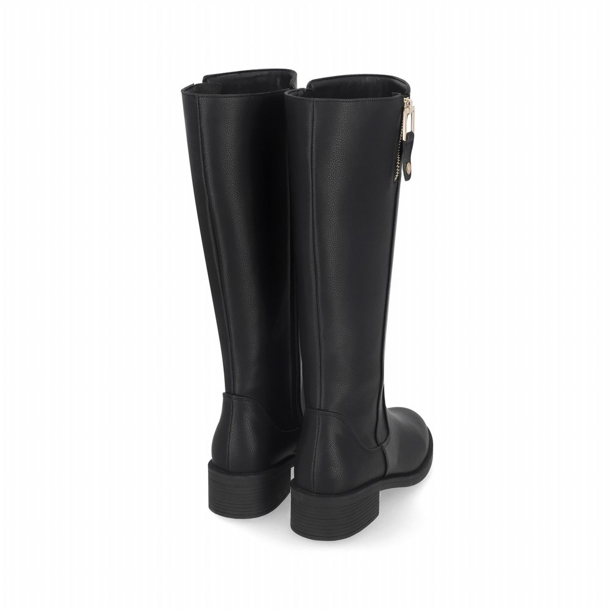 엘칸토(ELCANTO) 마쯔 여성 지퍼 디테일 롱부츠 4.5cm LCWL24M34V