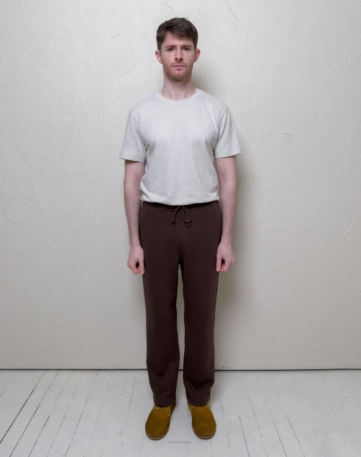 조질롱(JOJILONG) 094 HEAVY WEIGHTED SWEATPANTS - MOCHA
