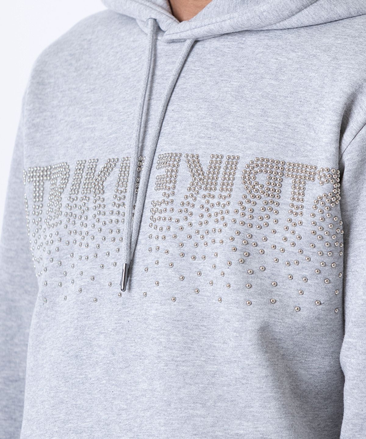 스트라이크(STRIKE) Stud Logo Hoodie (GREY)