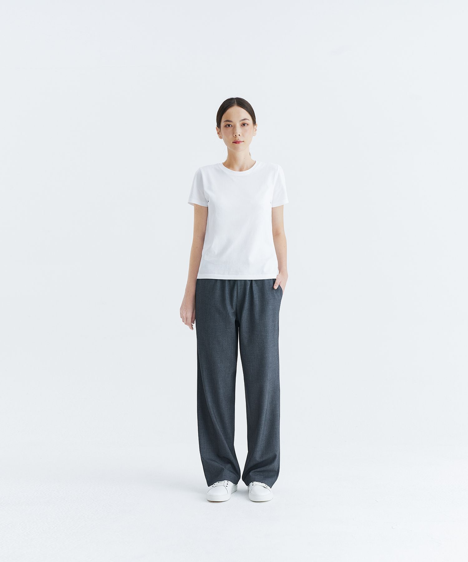 【WHOLOVESART】送料・関税込★Unisex Semi Wide Banding Slacks MUSINSA | WHOLOVESART Unisex semi-wide banding slacks - gray