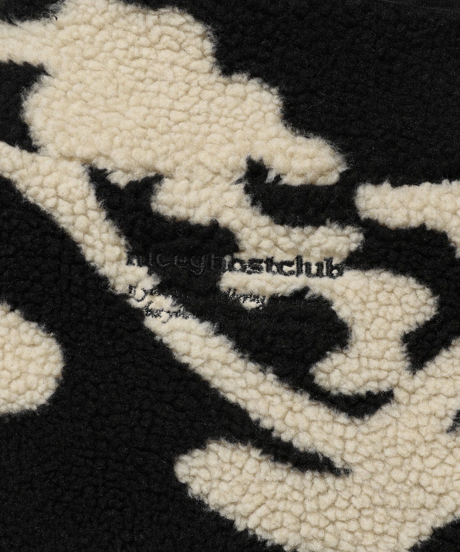 MUSINSA | NICE GHOST CLUB FOSSIL FLEECE JACKET_BEIGE