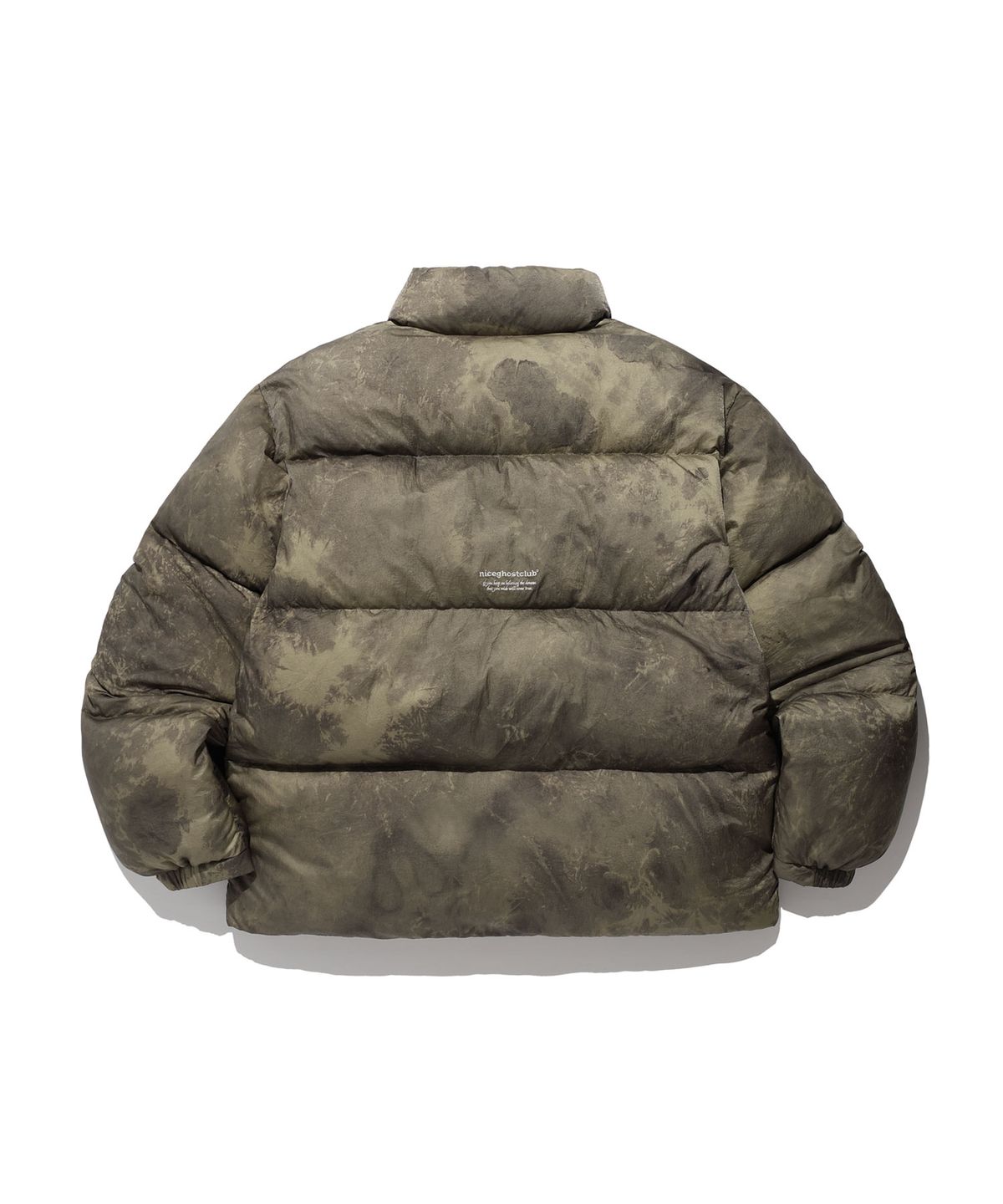 나이스고스트클럽(NICEGHOSTCLUB) DYED NYLON DOWN PUFFER_BROWN(NG2DWUB900A)