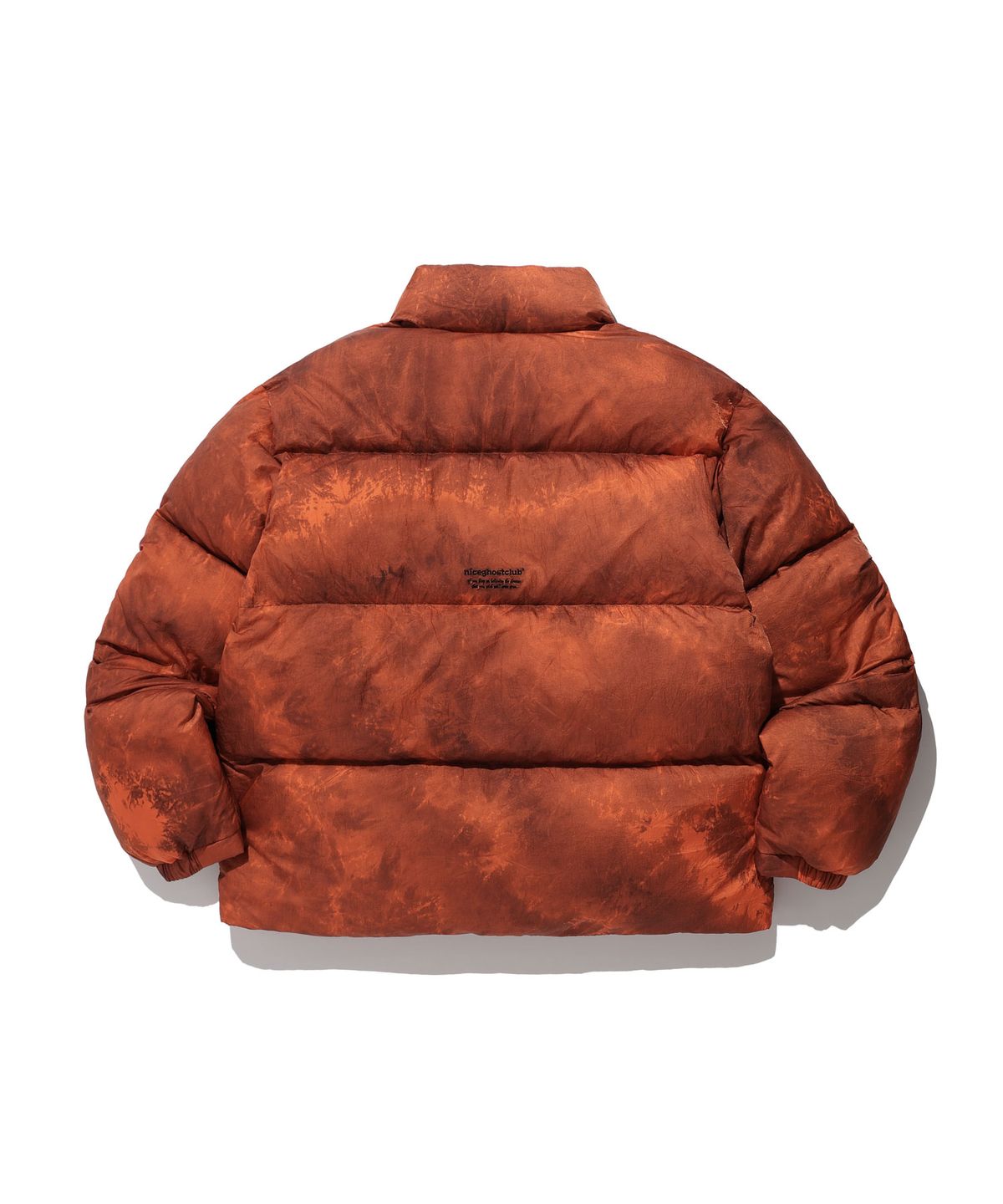 나이스고스트클럽(NICEGHOSTCLUB) DYED NYLON DOWN PUFFER_ORANGE(NG2DWUB900A)