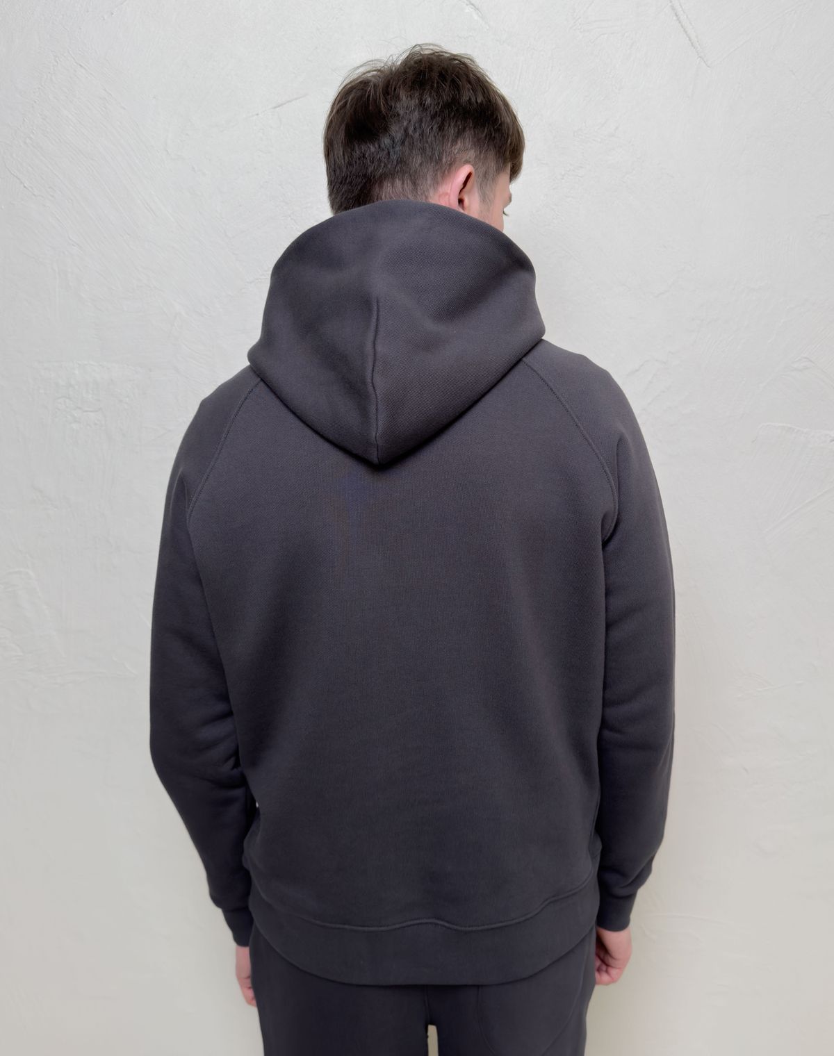 조질롱(JOJILONG) 022 HEAVY WEIGHTED HOODIE - CHARCOAL
