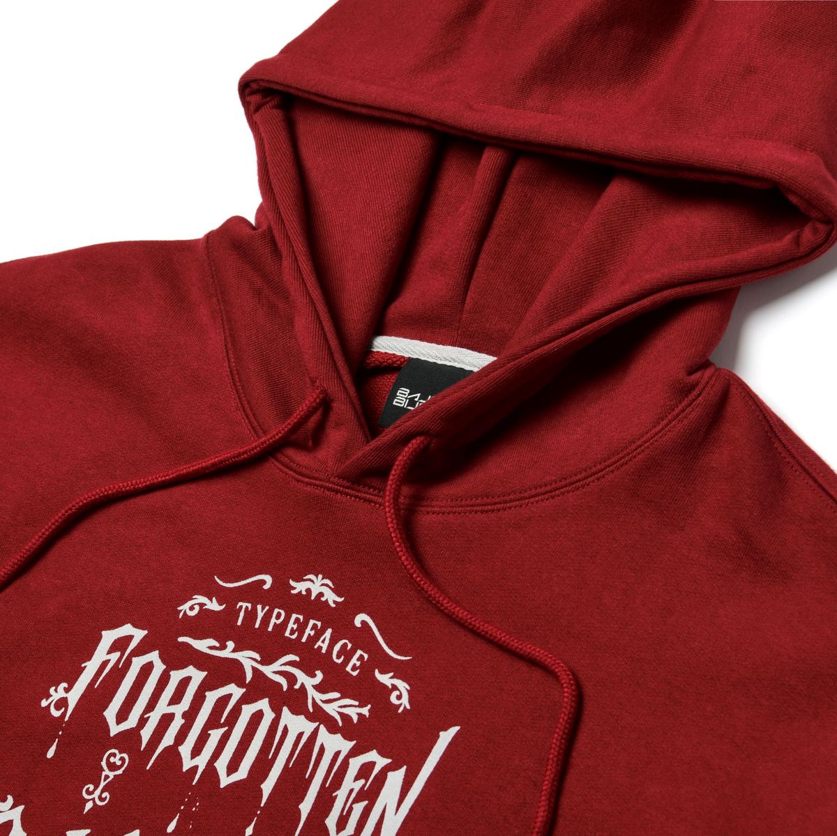바쥬비쥬(BAJOO BIJOO) Typeface Logo Hoodie[Burgundy]