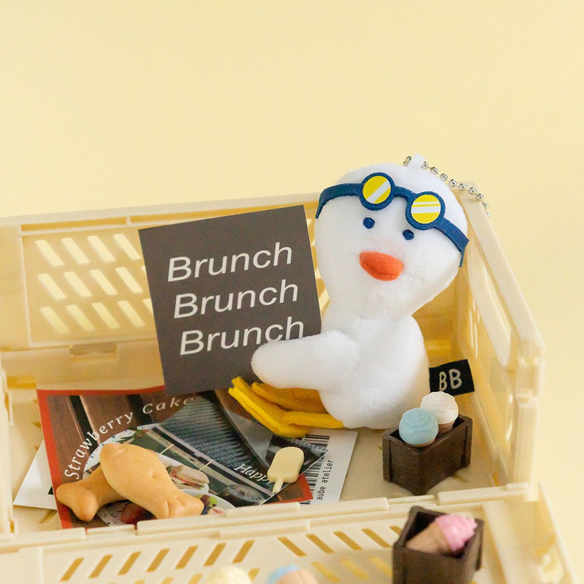 브런치브라더(BRUNCH BROTHER) Brunch Brother 마그넷 키링 2ea세트