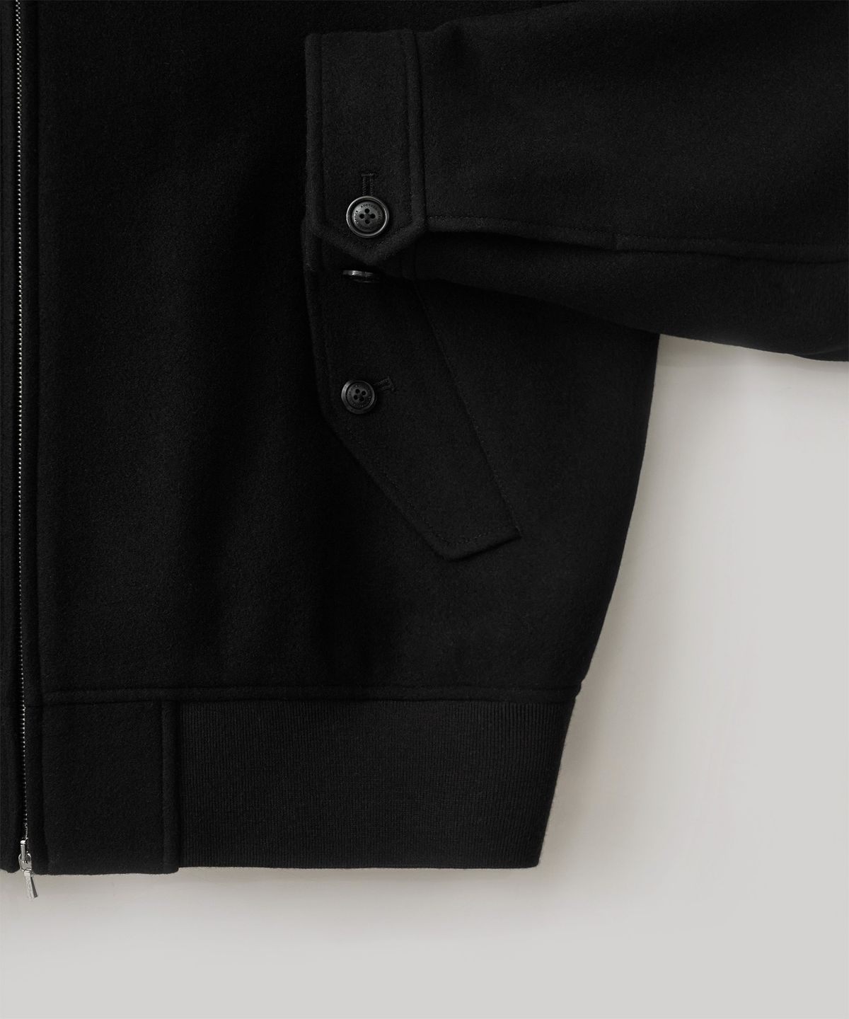 어나더 오피스(ANOTHER OFFICE) Huge Harrington Jacket (Black)